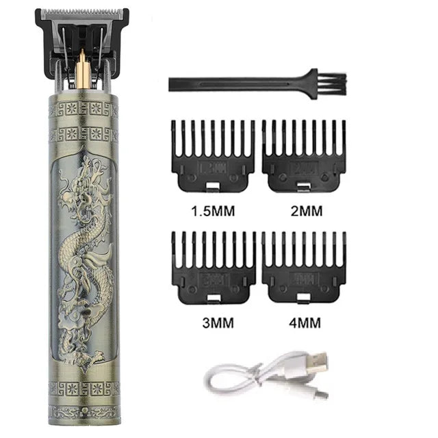 T9 Retro Pro Trimmer - USB Rechargeable Hair Clipper