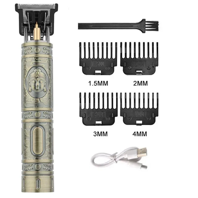 T9 Retro Pro Trimmer - USB Rechargeable Hair Clipper