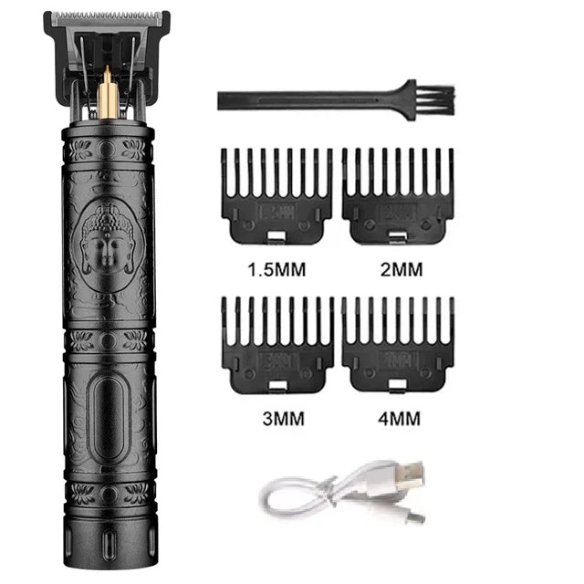 T9 Retro Pro Trimmer - USB Rechargeable Hair Clipper