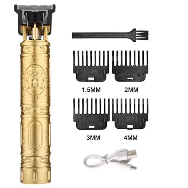 T9 Retro Pro Trimmer - USB Rechargeable Hair Clipper